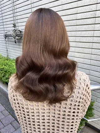 セミロング カラー ハイトーン/ブリーチ 💙みずき💙のヘアスタイル