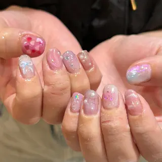 ネイル 透明感カラー、ネイル COCORO🎀☘️のヘアスタイル