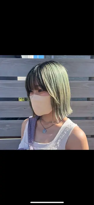 ショート カラー カラー/韓国レイヤー /ブリーチ/hinaのヘアスタイル