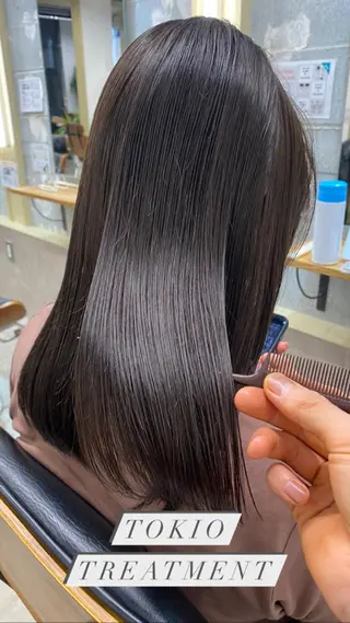 セミロング まいか🤎髪質改善 ミルクティーボブ🎀のヘアスタイル