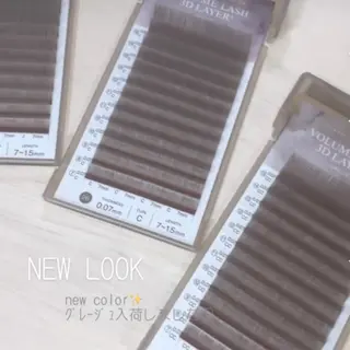 マツエク・マツパ NEW LOOKのマツエク・マツパデザイン