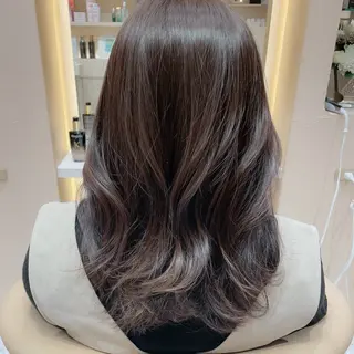 セミロング カラー 韓国ヘア/髪質改善 /Harunaのヘアスタイル