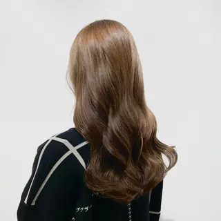 ロング カラー ヘアアレンジ キヨミ 韓国レイヤーカットのヘアスタイル