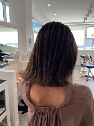 ショート カラー JILBLAN京都 ショート/ハイライトのヘアスタイル