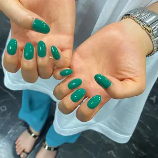 ネイル 【やり放題専門店】 スカルプ&長さ出しのネイルデザイン