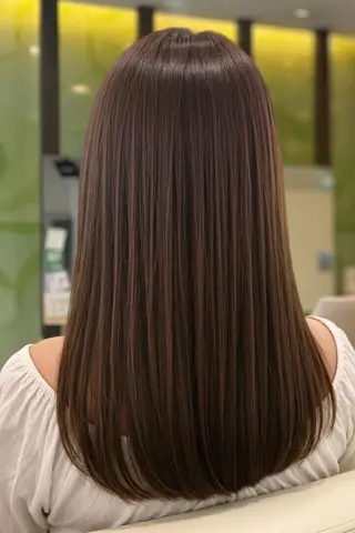 ロング タニモト ミユキのヘアスタイル