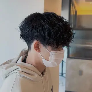 ショート パーマ メンズ 🐺ウルフ特化🐺 毛流れパーマ/Ryoのヘアスタイル