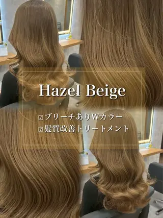 ロング カラー ヘアアレンジ ダメージレスカラー 🩵HIYO🩵のヘアスタイル