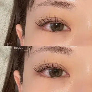 マツエク・マツパ RICOL 《リコル》のマツエク・マツパデザイン