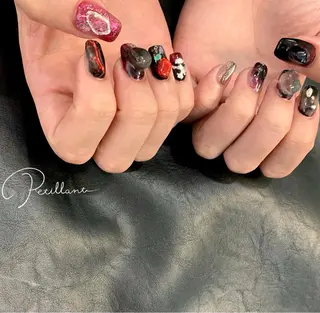 ネイル ゆびのさき所属・shiho /Petillantのネイルデザイン