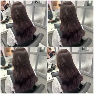 ロング カラー 髪質改善×矯正🫧 韓国ヘアasamiのヘアスタイル