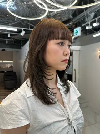 カラー ARMONY表参道店所属・赤み黄み消し／ ライムのヘアスタイル