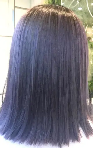 セミロング カラー Hanna by W_SALONのヘアスタイル