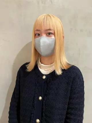 ミディアム カラー オタク特化🎀 顔まわり🎀ゆうなのヘアスタイル