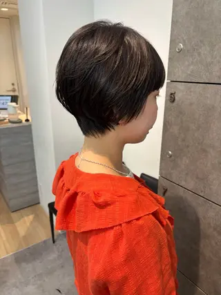 ショート カラー ヘアアレンジ マエダ アズミ🌱のヘアスタイル