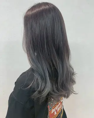 セミロング カラー ボブ/透明感カラー /さちかのヘアスタイル