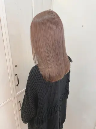 セミロング カラー 🫧髪質改善🫧 神田紗来のヘアスタイル