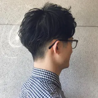 ショート パーマ メンズ 名駅/大人可愛い /艶髪/流音のヘアスタイル