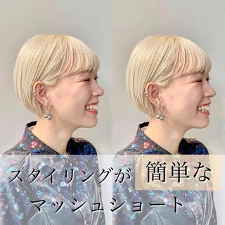 ショート カラー ショート/ボブ 🌟齋藤ほのかのヘアスタイル