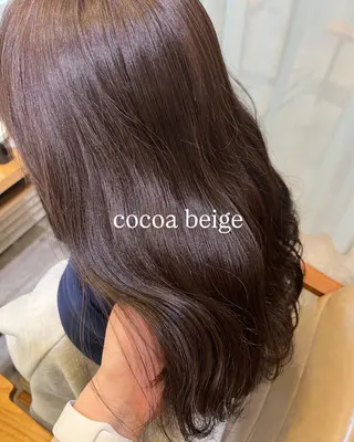 セミロング カラー イロヘアー北岡崎店所属・ilo.hair 小澤日菜子✂️💕のヘアスタイル