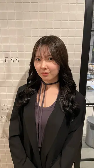 ロング カラー ミルクティーベージュ 新潟万代/MANA♡のヘアスタイル