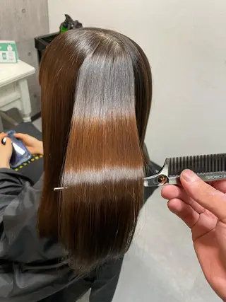 ロング 髪質改善カラー特化 井上秀樹のヘアスタイル