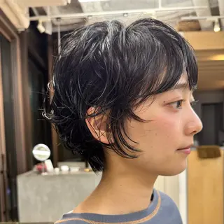 ショート パーマ mee.表参道所属・ボブ/ショート /パーマ/shinのヘアスタイル