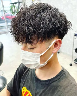 ショート パーマ Beginning所属・仲岡 里海のヘアスタイル