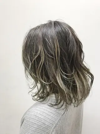 ミディアム カラー 池田 雄太 ✨美髪縮毛矯正✨のヘアスタイル