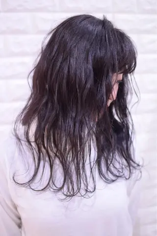 セミロング カラー ハイトーンカラー RYUのヘアスタイル