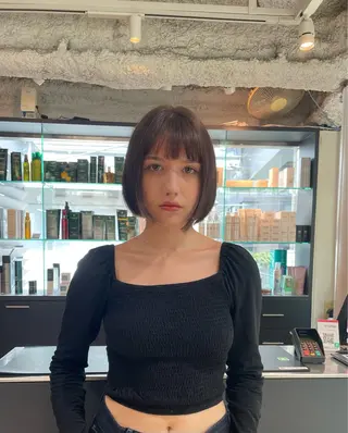 ミディアム レイヤーカット/ 堀匠吾のヘアスタイル