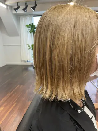 ミディアム Michel by chainon ミッシェルバイシェノン所属・美髪職人/傷ませない カラー/橋本拓弥のヘアスタイル