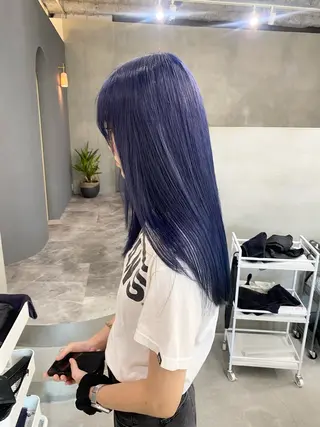 ロング カラー qulim所属・前橋 姫奈のヘアスタイル