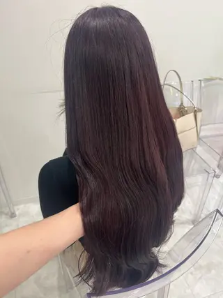 ロング カラー ガーリー♡女の子っぽ ヘア♡ピンクカラー♡のヘアスタイル