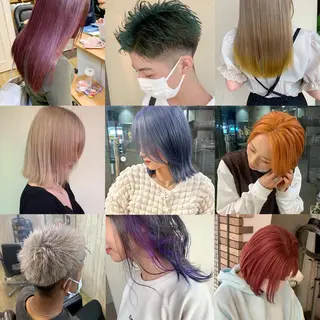 カラー 本町/新町/心斎橋 透明感カラーSANCのヘアスタイル