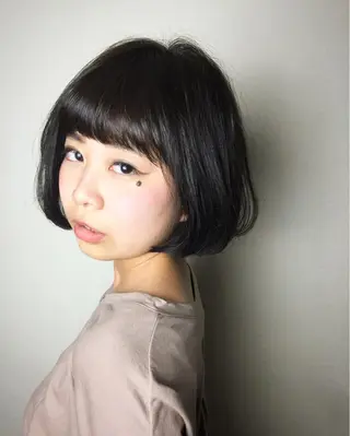 ショート ミディアム カラー 武田 久司のヘアスタイル