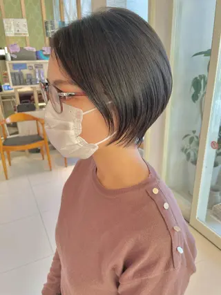 ショート 鶴岡で縮毛矯正なら お任せ！ハヤシナオミのヘアスタイル