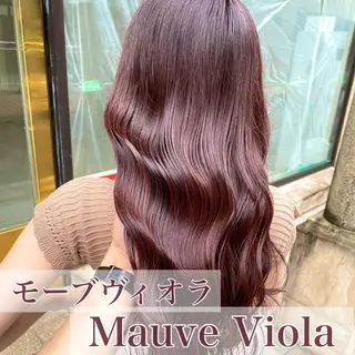 ロング カラー ブリーチなし✨艶髪 カラー𓃲YAGIのヘアスタイル
