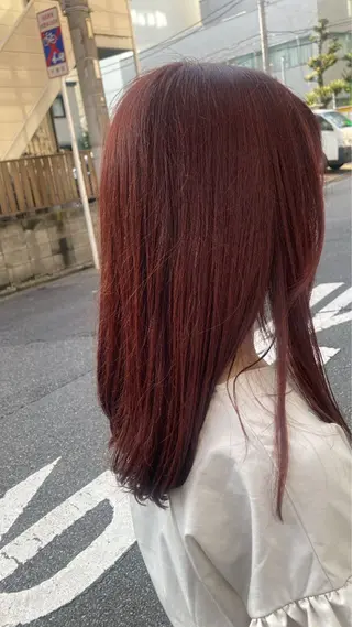 カラー 【透明感カラー】 上村響月のヘアスタイル