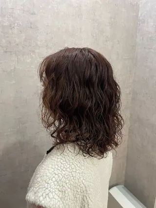 ミディアム 松下 美織のヘアスタイル