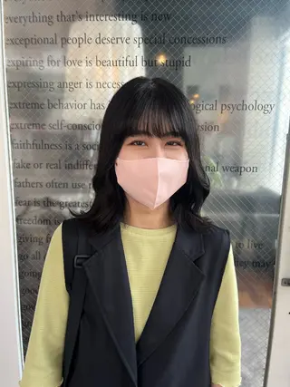 ミディアム カラー はるか/ CosyVelvetのヘアスタイル