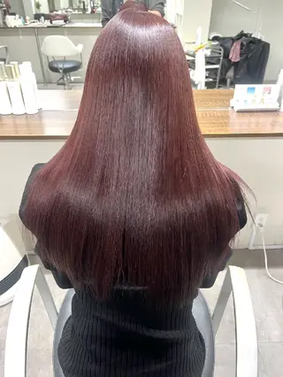 ロング roots hair design 【ルーツヘアデザイン】所属・【艶髪　縮毛矯正】 松原　勇気のヘアスタイル