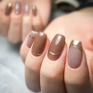 ネイル &.nail/ ニュアンス/持込み可のネイルデザイン