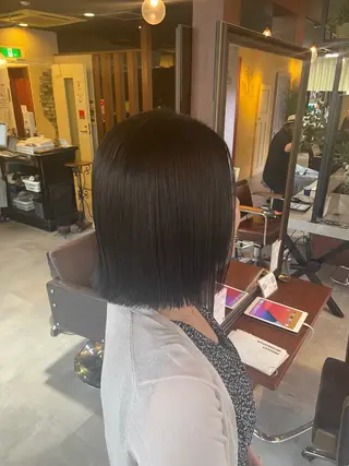 ショート eim hair rink  長津田店所属・🫧透明感カラー 🫧しほのヘアスタイル
