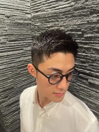ショート 老田竜也 ヒロ銀座ヘアサロンのヘアスタイル