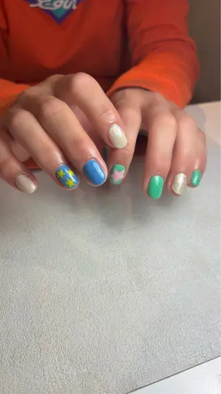 メンズ ネイル 山田 美羽のネイルデザイン