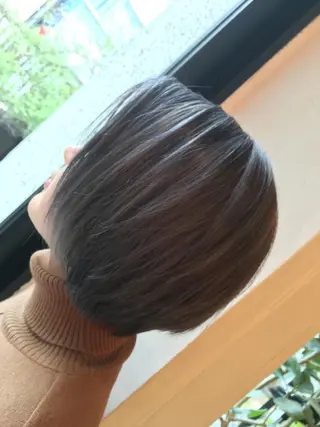 ショート 銀座🤍ボブ/ ミディアム/佐野夢美のヘアスタイル