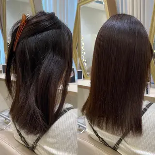 セミロング カラー マツエク・マツパ アイブロウ 【乾かすだけの感動】 松田創太のヘアスタイル