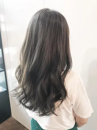 ロング カラー 田邉 真之助のヘアスタイル