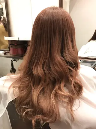 ロング カラー 小森谷 亮太のヘアスタイル